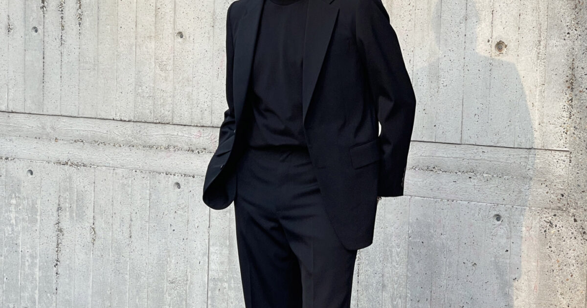 Max Gabardine Jacket' in light wool black • Graanmarkt 13
