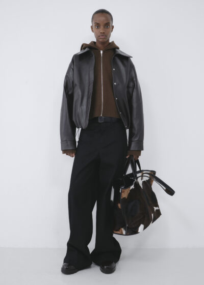 'Tote cowhair' in multi by KASSL Editions