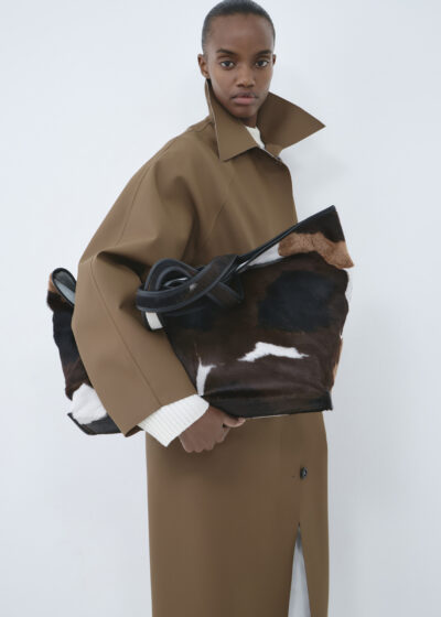 'Tote cowhair' in multi by KASSL Editions