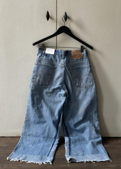 'Reworked culotte' in vintage indigo by B-Sides