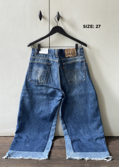 'Reworked culotte' in vintage indigo by B Sides