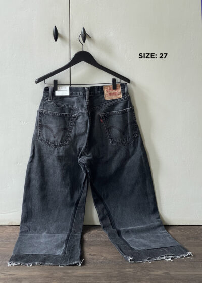 'Reworked culotte' in vintage black by B Sides