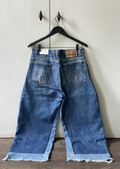 'Reworked culotte' in vintage indigo by B-Sides