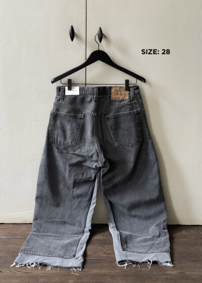 'Reworked culotte' in vintage black by B Sides