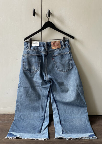'Reworked culotte' in vintage indigo by B-Sides
