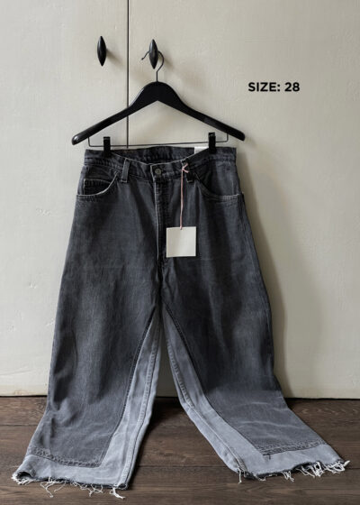 'Reworked culotte' in vintage black by B Sides