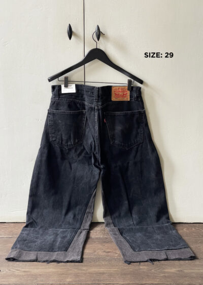 'Reworked culotte' in vintage black by B Sides