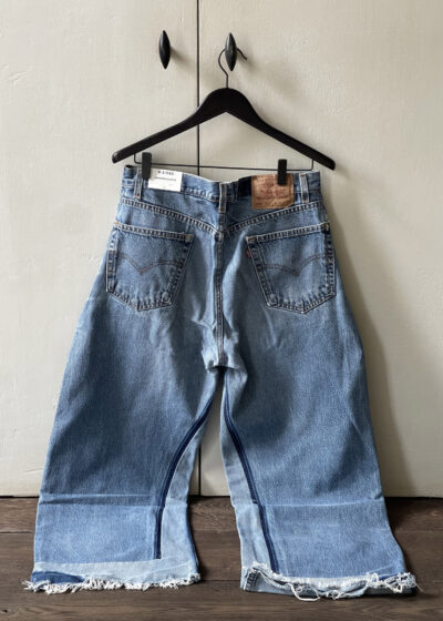 'Reworked culotte' in vintage indigo by B-Sides