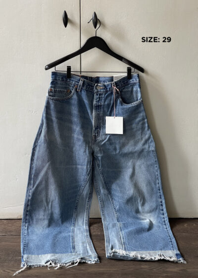 'Reworked culotte' in vintage indigo by B Sides