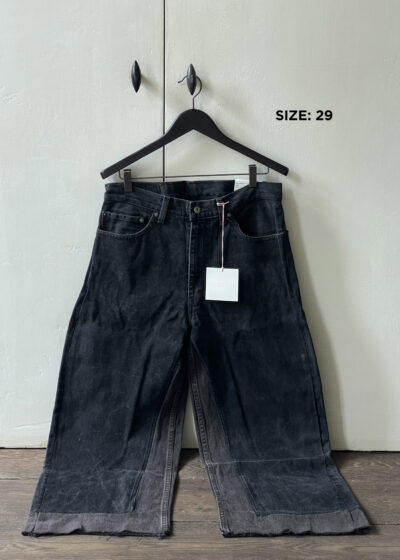 'Reworked culotte' in vintage black by B Sides