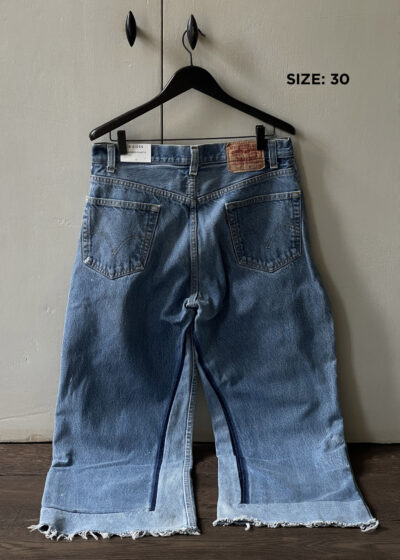 'Reworked culotte' in vintage indigo by B Sides