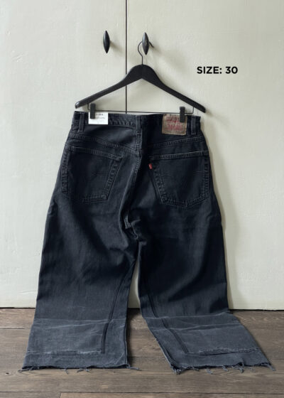'Reworked culotte' in vintage black by B Sides