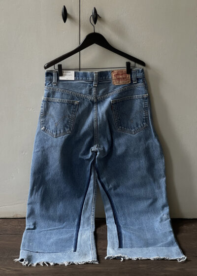 'Reworked culotte' in vintage indigo by B-Sides