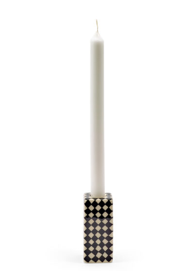 'Candle holder no1' in black/white by Serax x Wouters & Hendrix