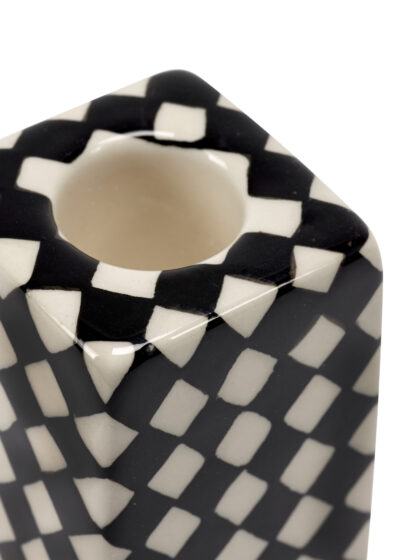 'Candle holder no1' in black/white by Serax x Wouters & Hendrix