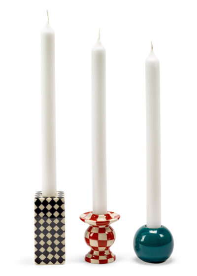 'Candle holder set' in 3 colors by Serax x Wouters & Hendrix