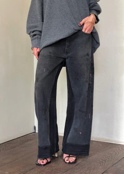 'Reworked culotte' in vintage black by B-Sides