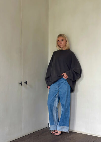 'Reworked culotte' in vintage indigo by B-Sides