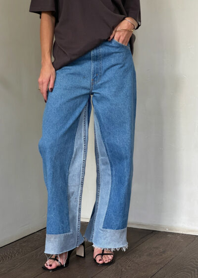 'Reworked culotte' in vintage indigo by B-Sides