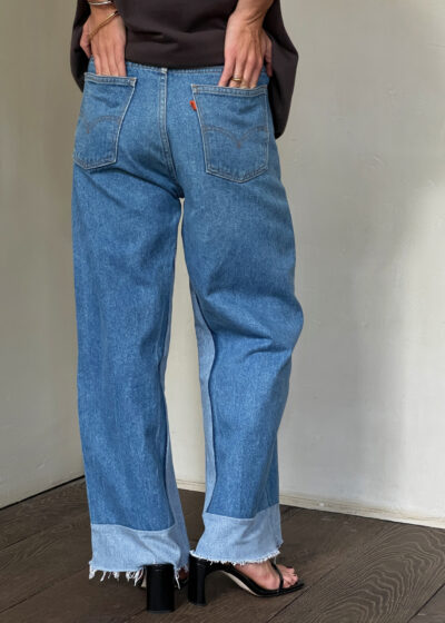 'Reworked culotte' in vintage indigo by B-Sides