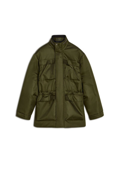 'Field jacket' in nylon khaki by KASSL Editions