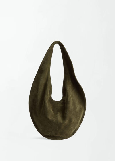 'Market tote suede' in kelp by Maeden