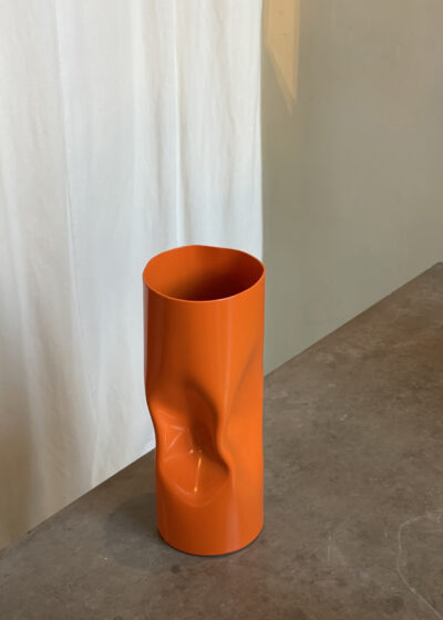 Twisted Vase in orange by Colville