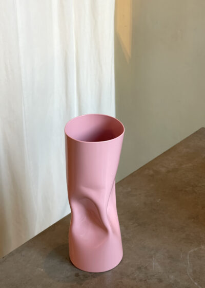 Twisted Vase in pale pink by Colville